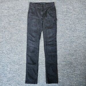 Moxie And Moss Workwear The Maven Carpenter Double Knee 25 Black Jean Size 26x32